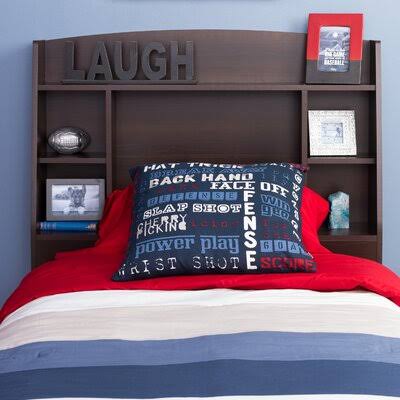 Twin Bookcase Headboard Espresso R708275