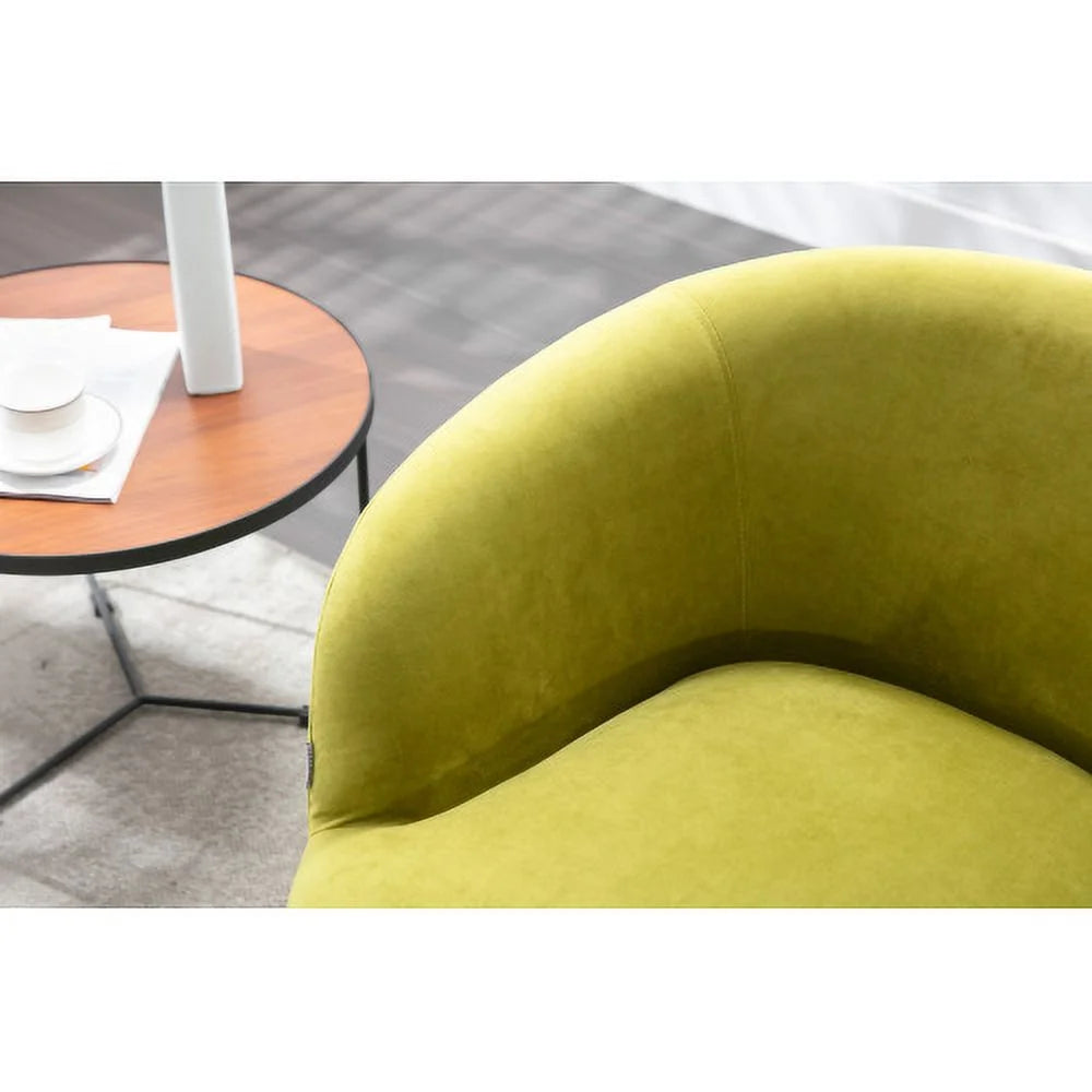 Olive Swivel Barrel Chair Z731