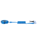 Coiled Bicep Leash 4' x 1/4" Blue Z149