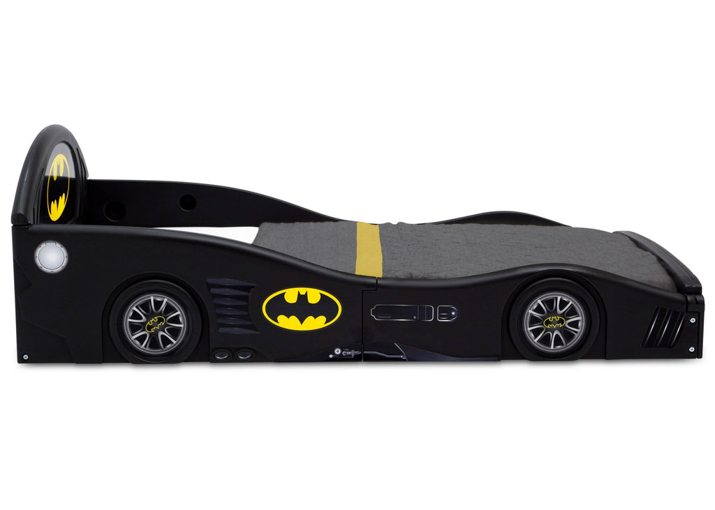 Batman Batmobile Car Sleep and Play Toddler Bed with Attached Guardrails O2740