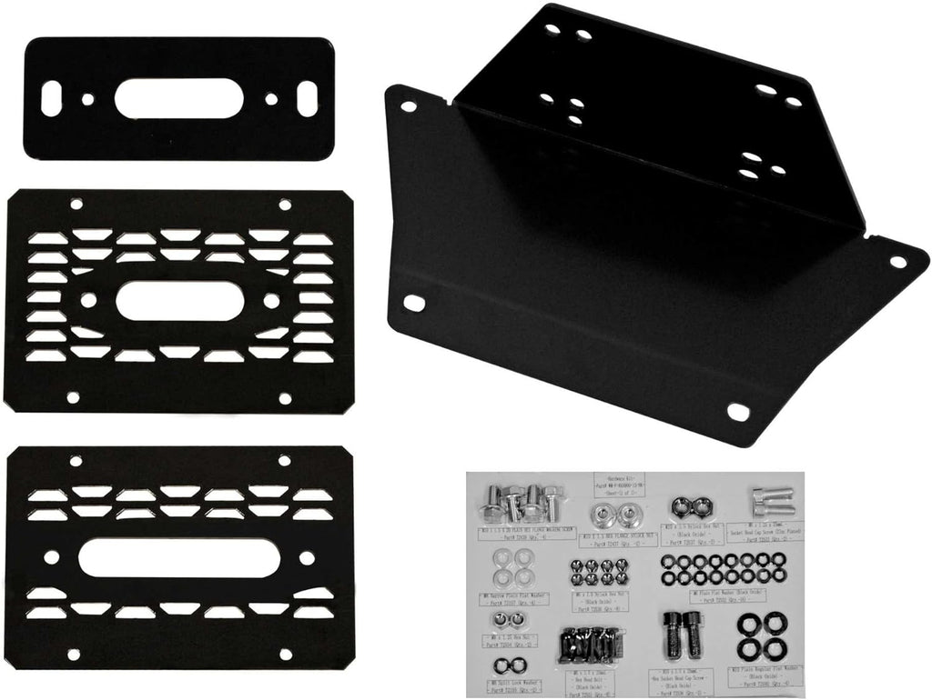 Black Ops 3500 lb Winch with Winch Mounting Plate L494858