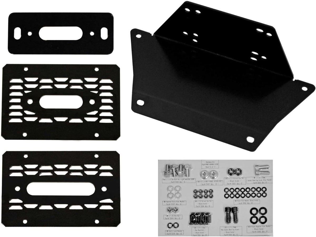Black Ops 3500 lb Winch with Winch Mounting Plate L494858