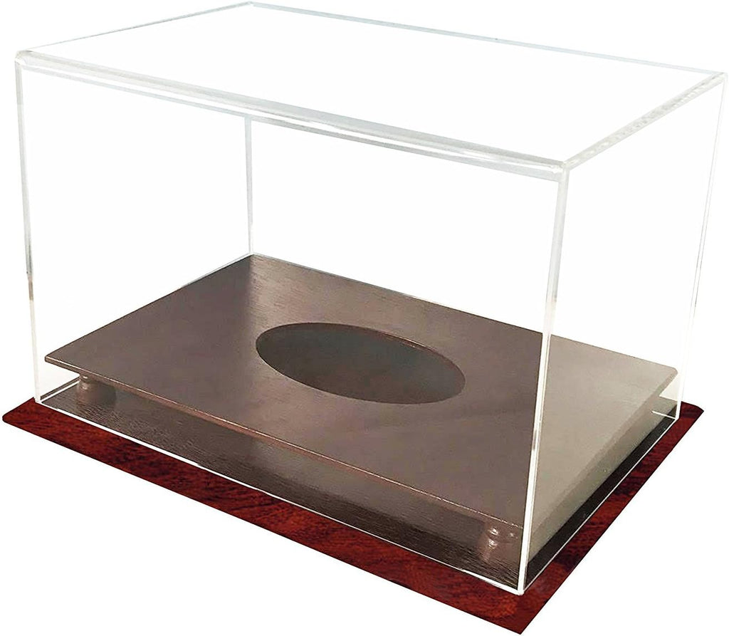 Cherry Finish Solid Wood Football Display Case J4074