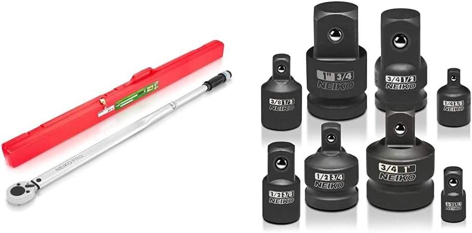 3/4-Inch-Drive Adjustable SAE Torque Wrench with CrV Steel, 48-Inch Length N453571