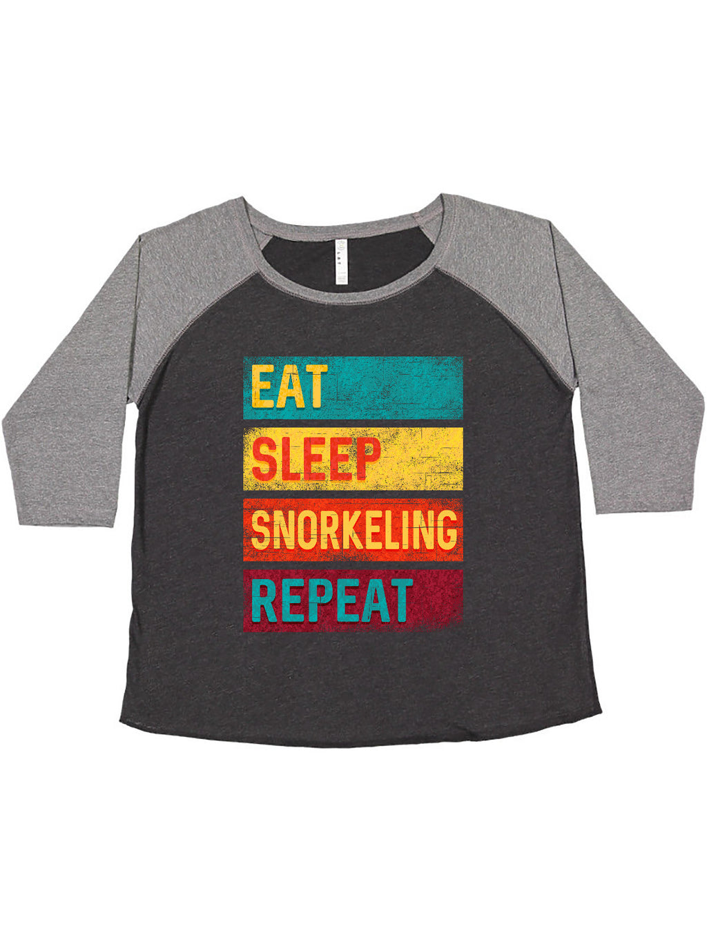 Snorkeling Repeat Women's Plus Size T-Shirt S3760