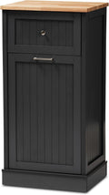 Dark Grey Oak Brown Kitchen Cabinet K976334