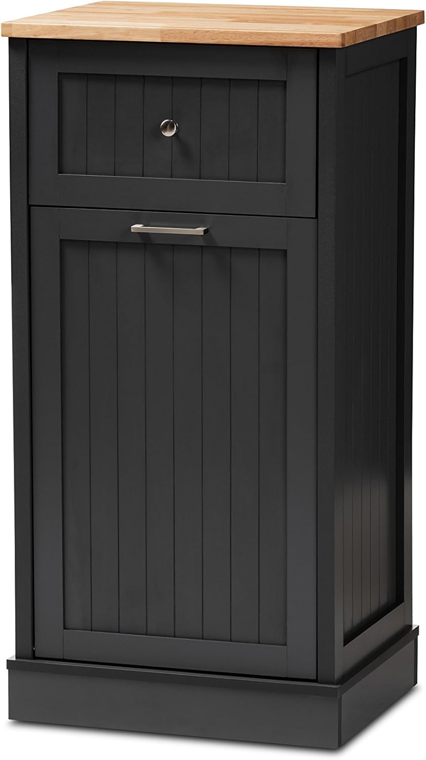 Dark Grey Oak Brown Kitchen Cabinet K976334