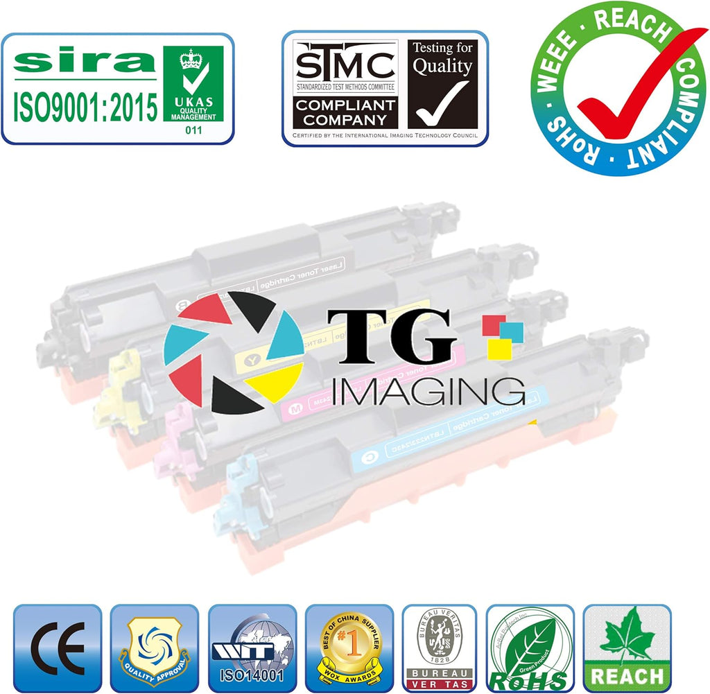 (4-Pack, Black, High Page Yield) Compatible TN-880 Toner Cartridge for Brother Printers J613849