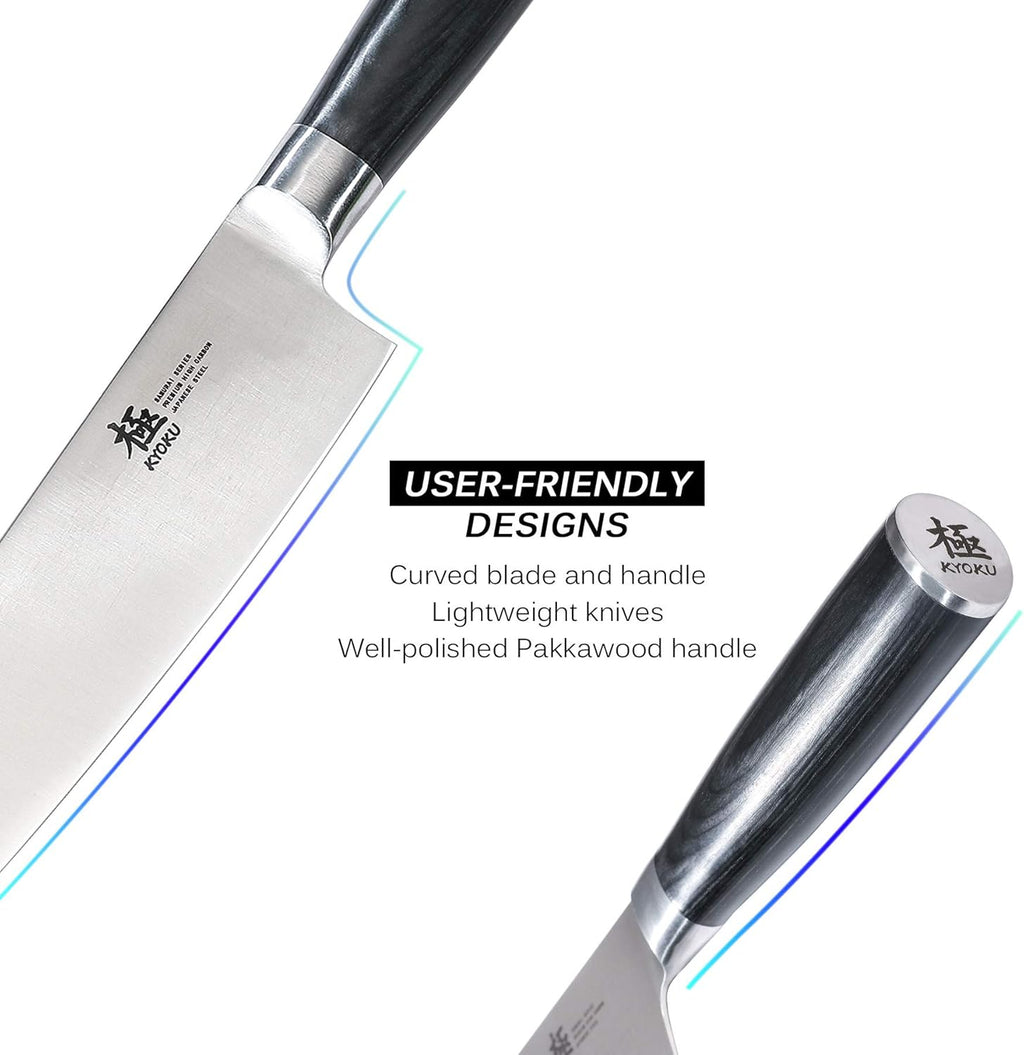 5-Piece Knife Set with Wooden Block U717