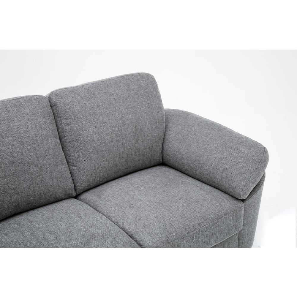 3-Piece Fabric Sofa Set in Light Gray Y6363