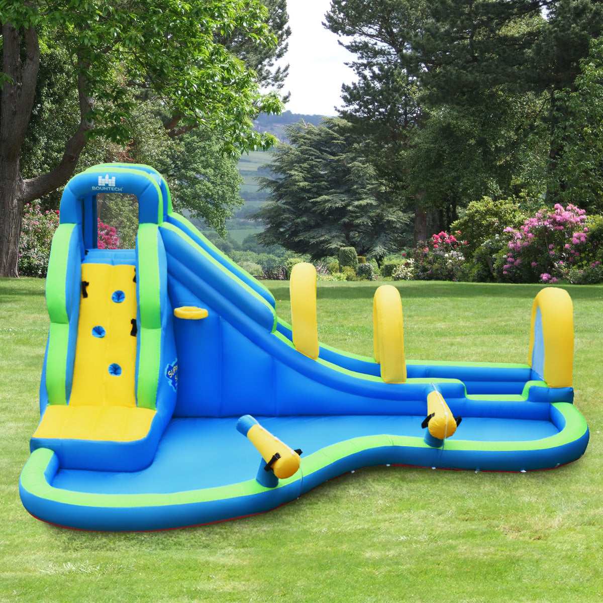 Inflatable Water Slide Kids Bounce House Castle Splash Pool X5947