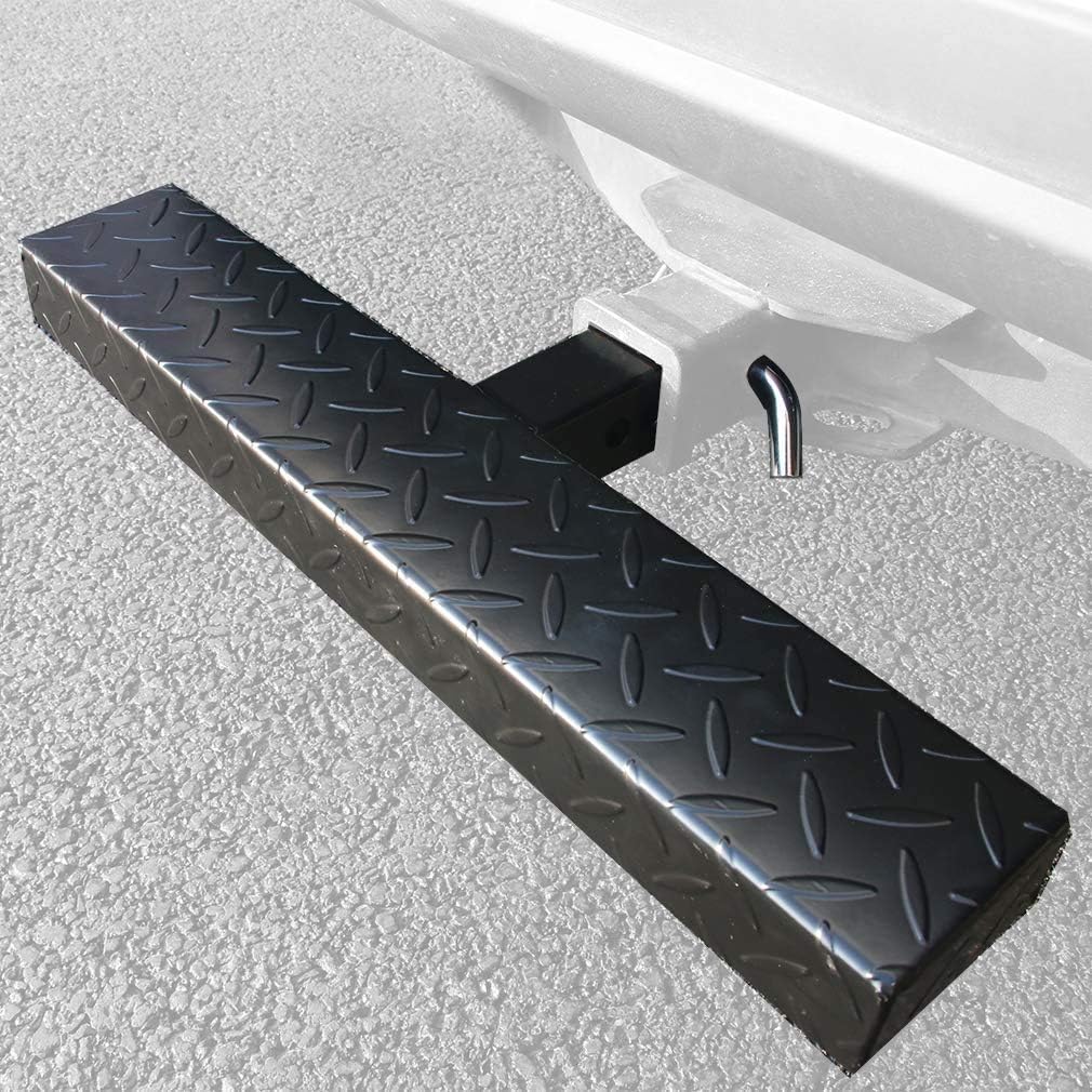Universal Hitch Step Anti Slip Rust Black Fits 2 Inch Receivers C9795