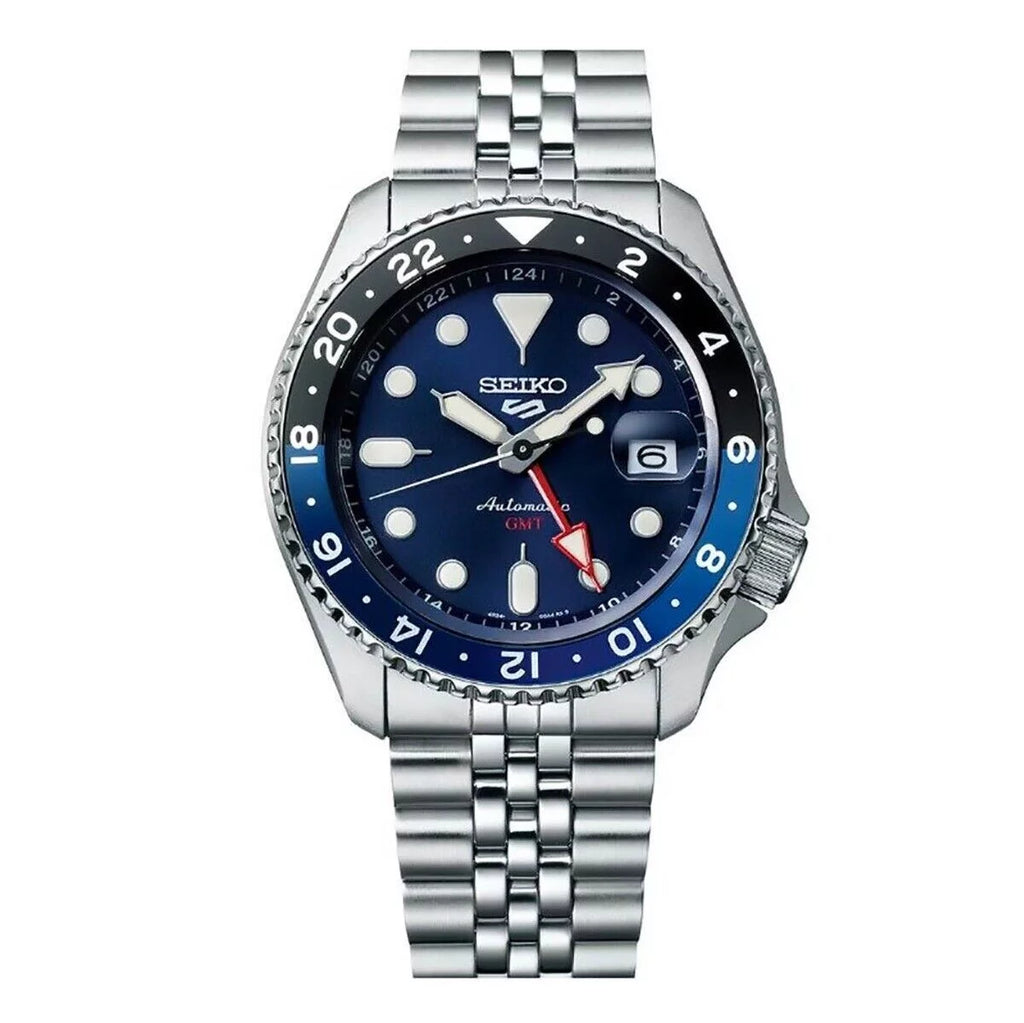 Black and Blue Bezel Watch E978
