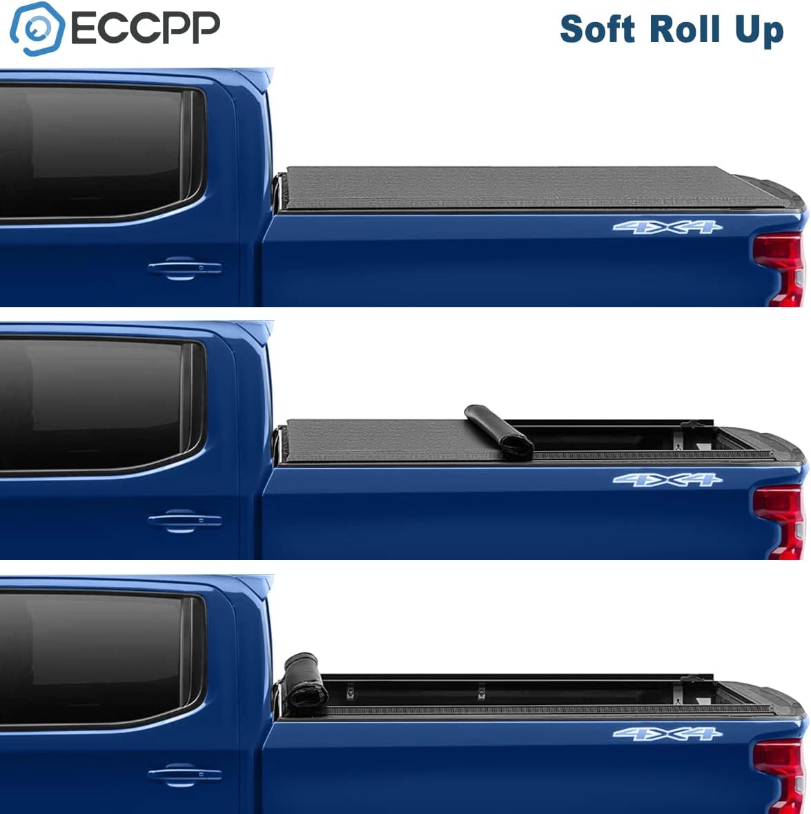 6.5FT Roll Up Tonneau Truck Bed Cover P3294