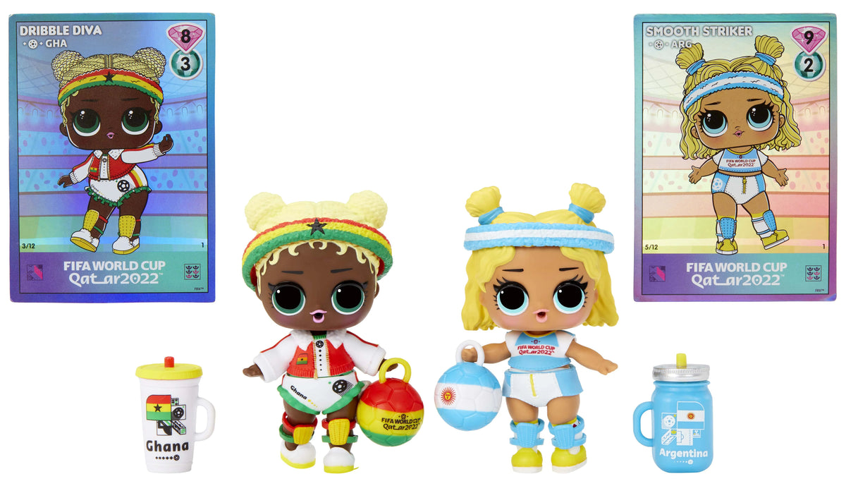 L.O.L. Surprise! X FIFA World Cup Qatar 2022 Dolls with 7 Surprises, Accessories, Limited Edition Collectible Soccer Themed Dolls W11630