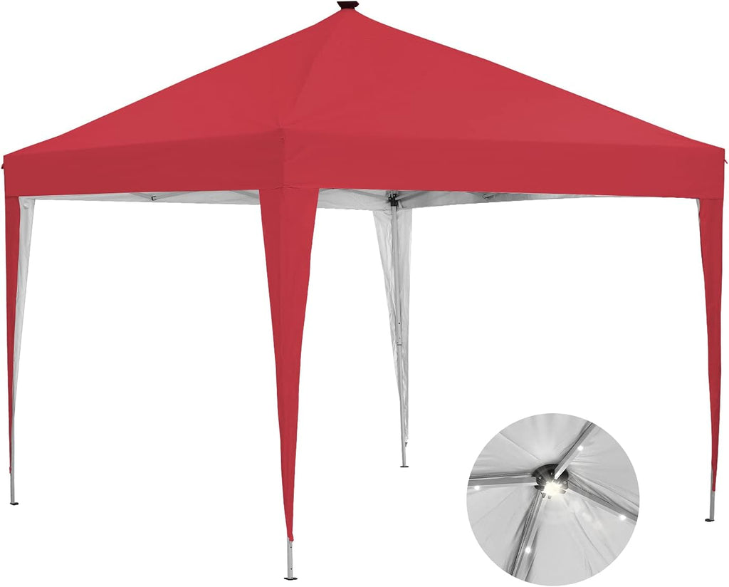 Pink Pop-Up Canopy Tent with LED Light H277