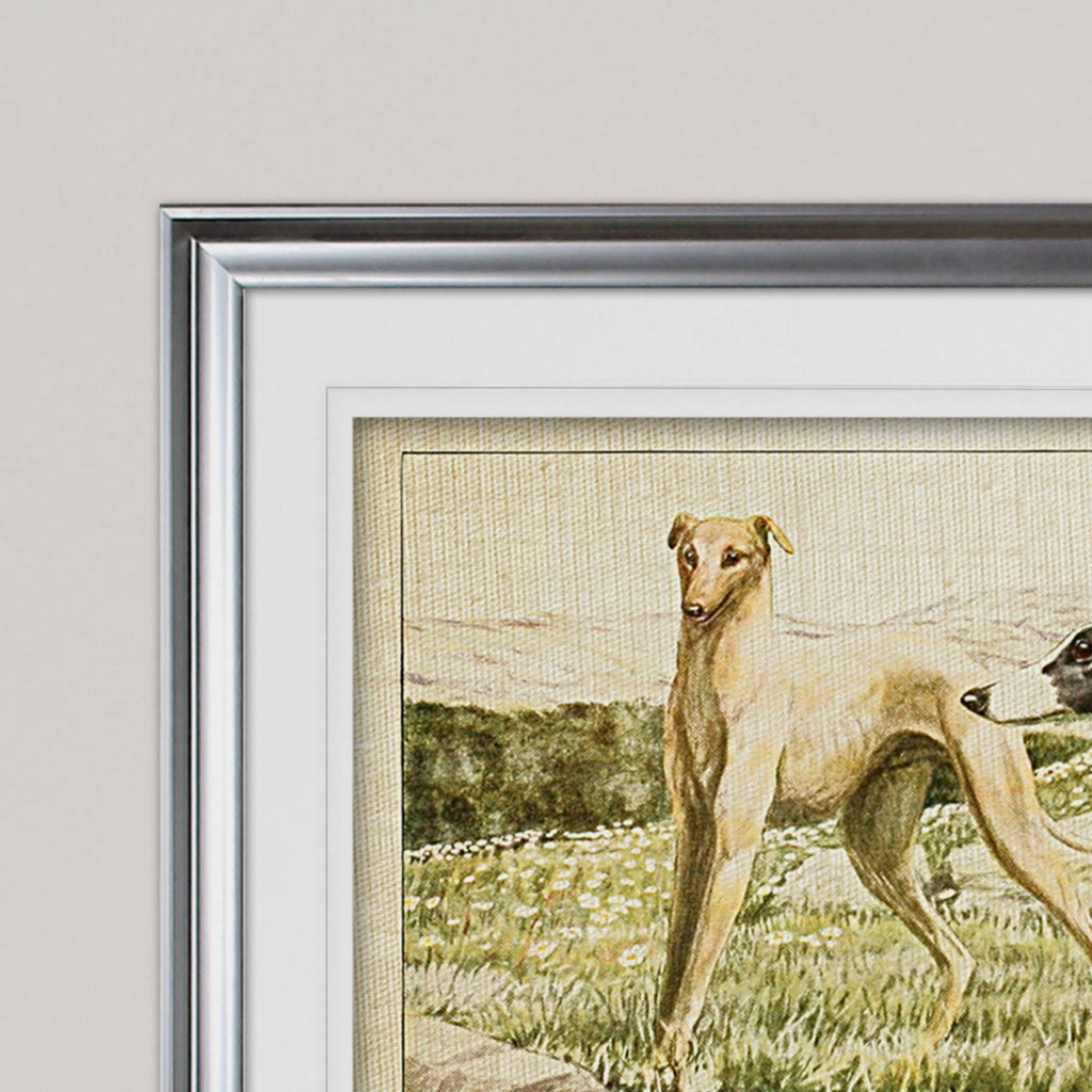 Large Silver Framed Print U669