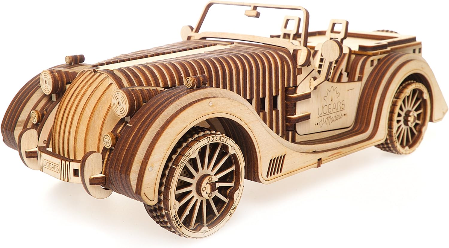 3-D Wooden Puzzle Roadster Y756