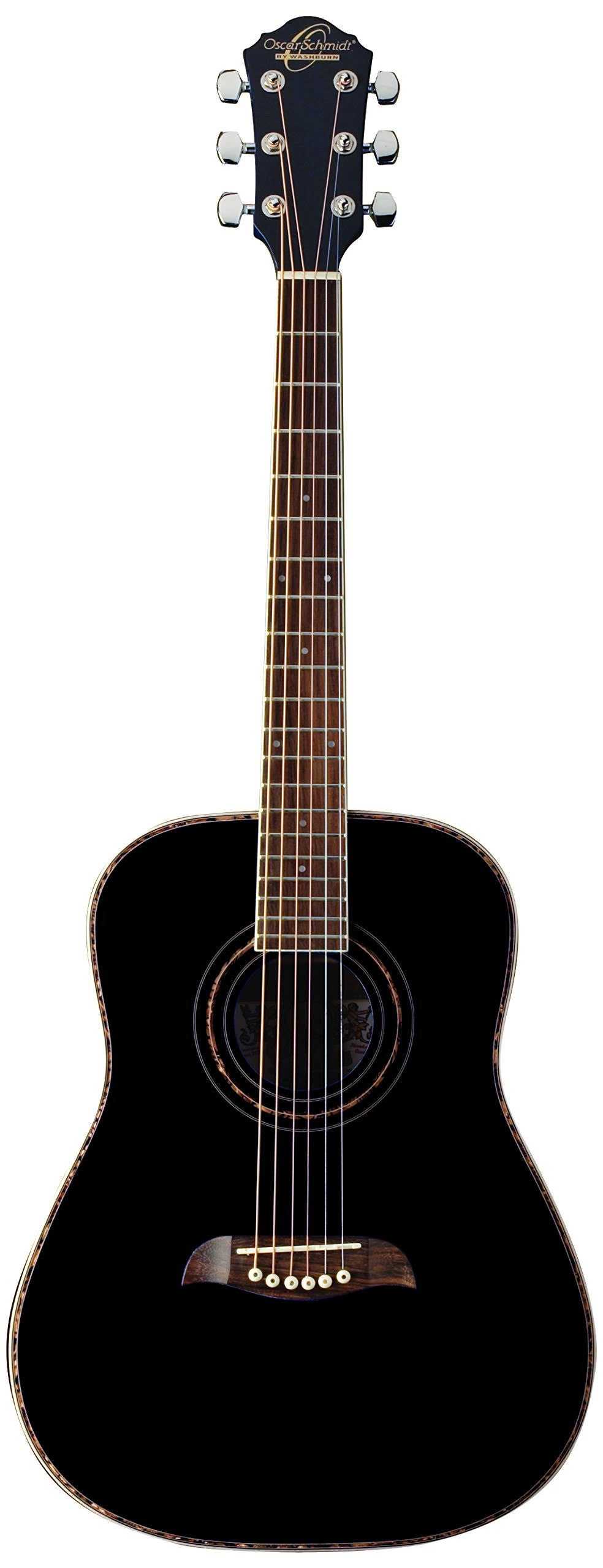 3/4 Size Acoustic Guitar Black C4201