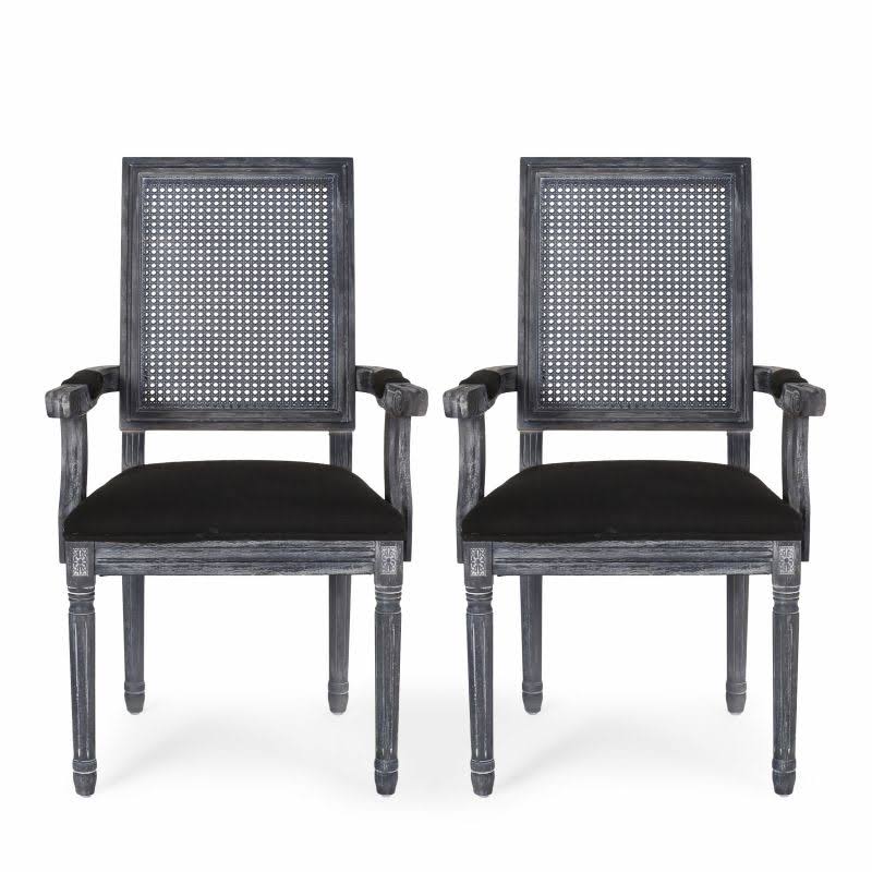 Black Dining Chair, Set of 2 C117033