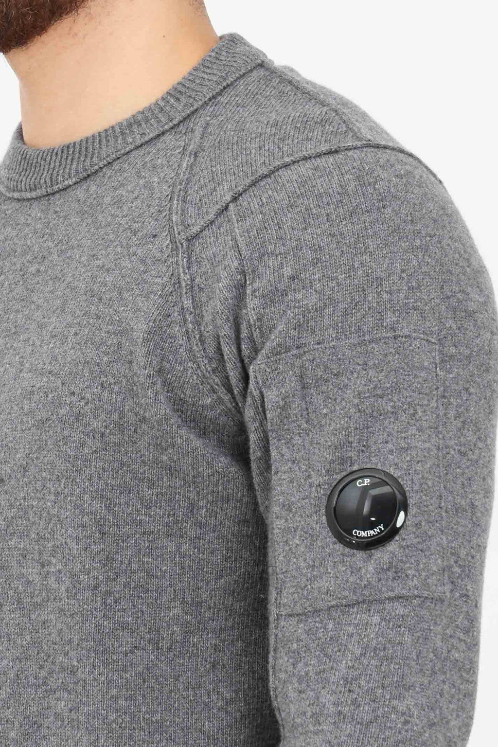 Melange Grey Crewneck Jumper W4464