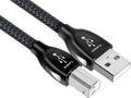 Grey/Black USB A-B Cable Q295
