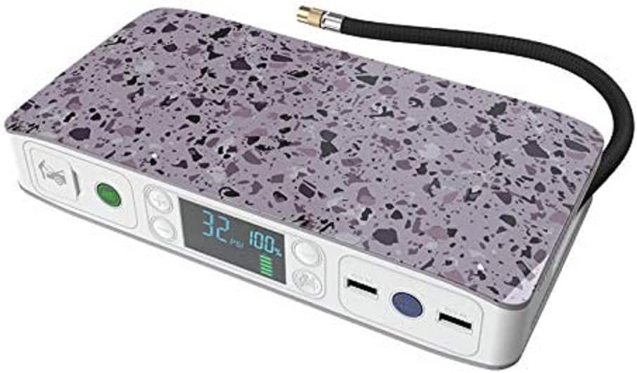 Purple Terrazzo Portable Emergency Power Kit with Tire Pump and Car Jump Starter Y587724
