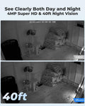 4MP HD Dual-Band Security Camera (2 Pack) U309