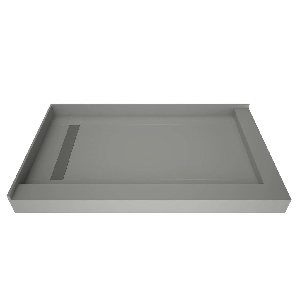 48x22 x 34x22 Double Threshold Shower Base with Drain X419