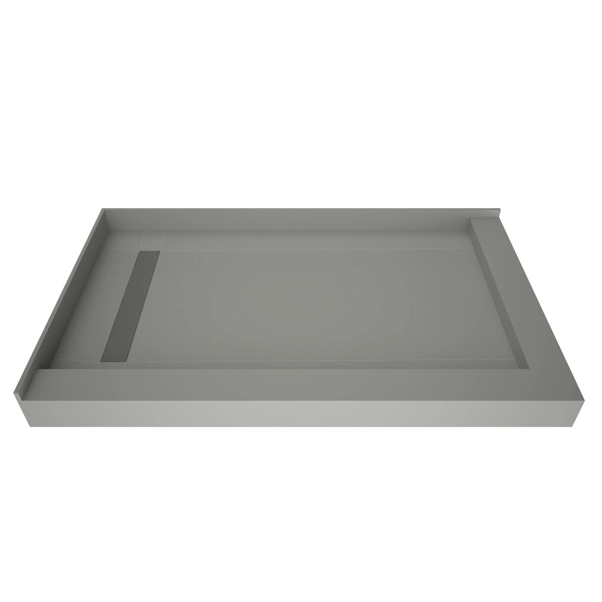 48x22 x 34x22 Double Threshold Shower Base with Drain X419