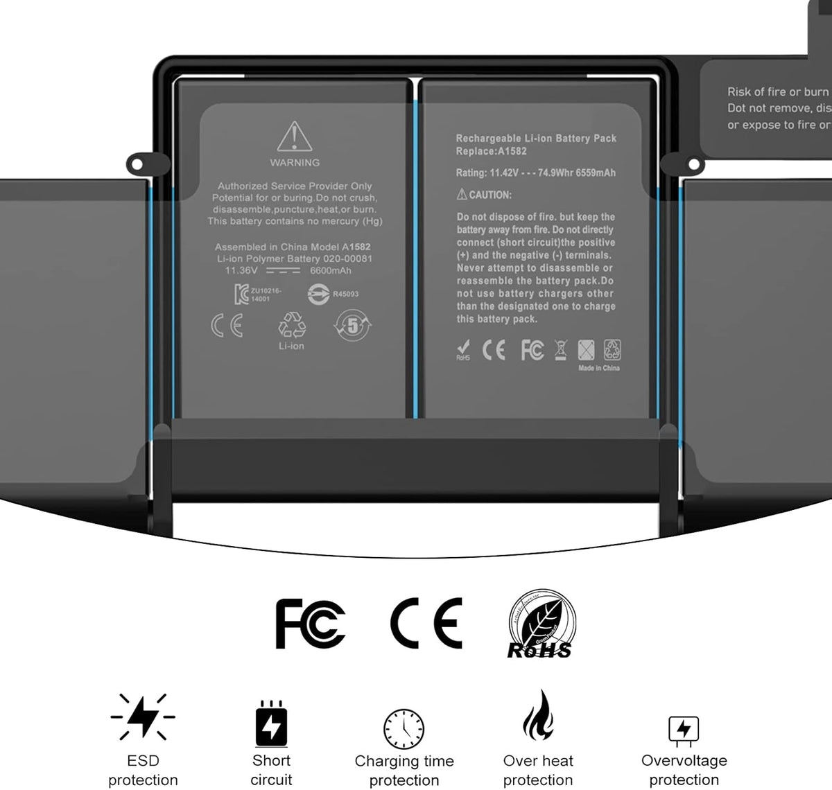 Battery Replacement for MacBook Pro Retina 13 Inch D9942