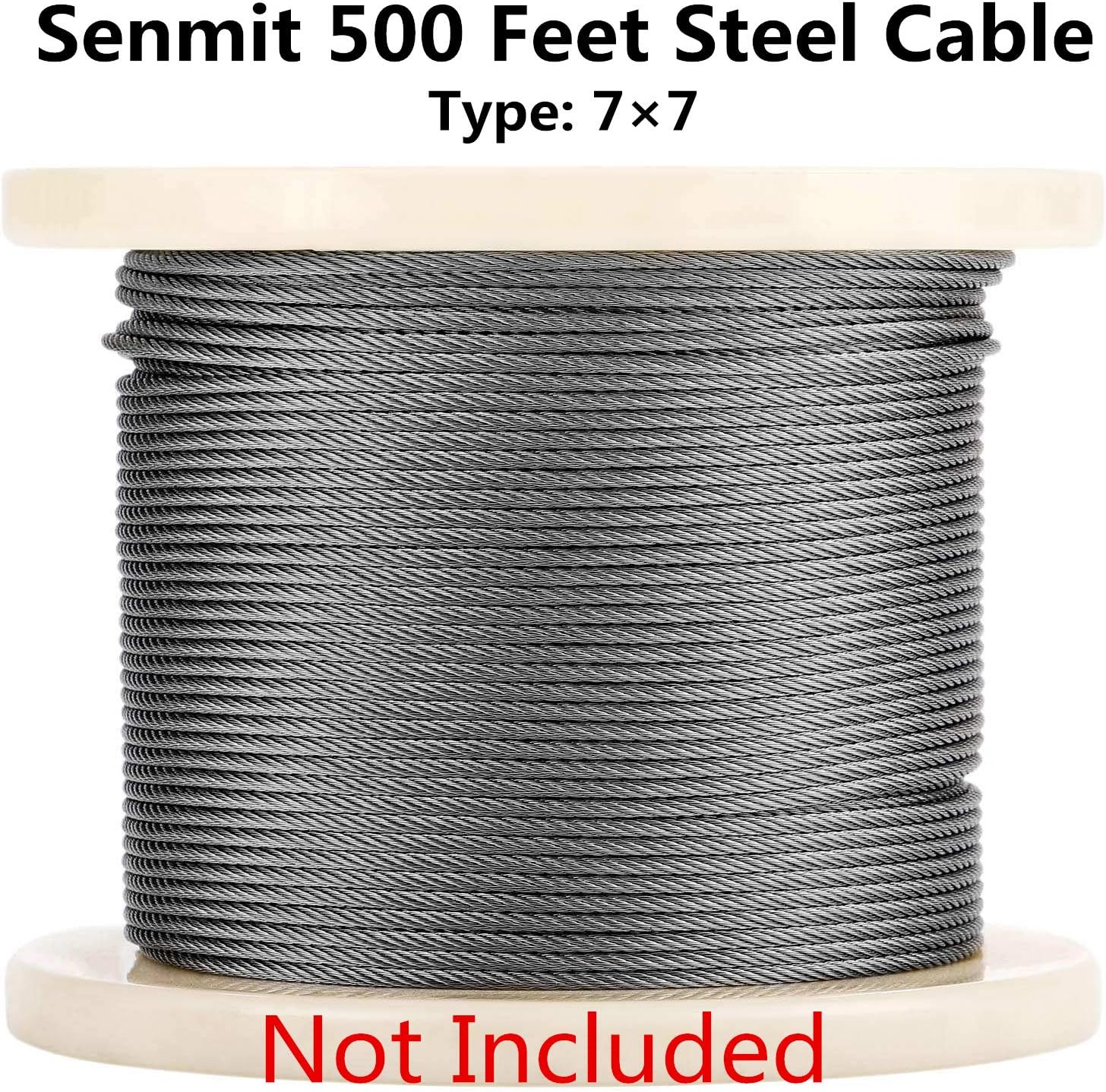 12 Pairs Stainless Steel Adjustable Angle 1/8 Wire Rope Cable Railing Hardware Kit Pack of 2 K3052