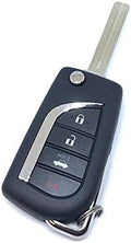 Set of 2 Flip Key Remote for 2018 Toyota Camry O437768