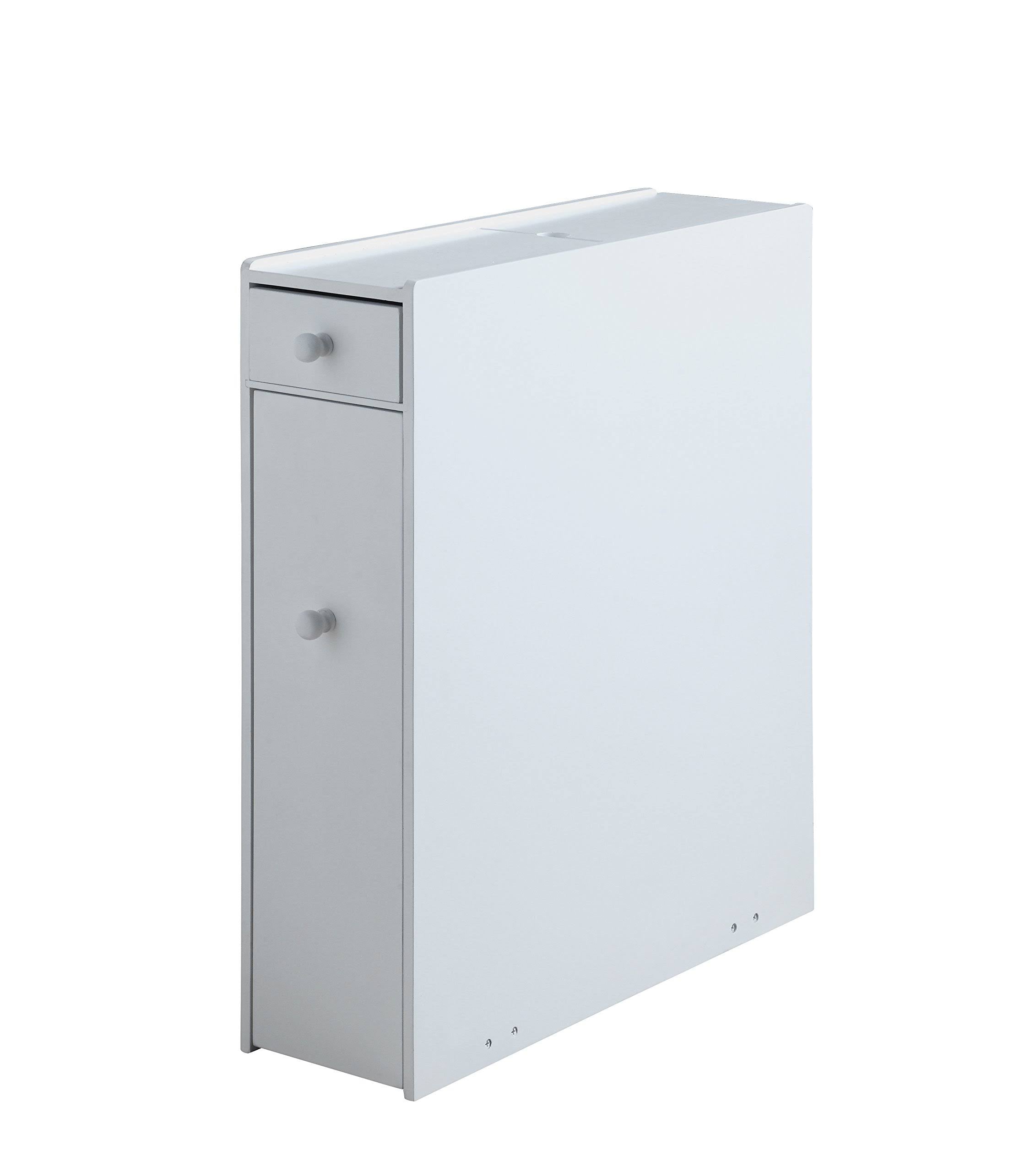 White Bathroom Floor Cabinet T6375