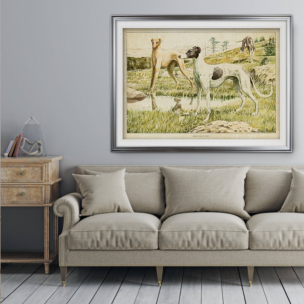 Large Silver Framed Print U669