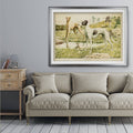Large Silver Framed Print U669