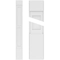 Two Equal Flat Panel PVC Pilaster C73682