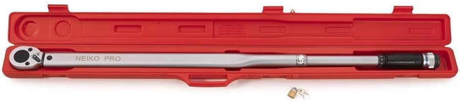 3/4-Inch-Drive Adjustable SAE Torque Wrench with CrV Steel, 48-Inch Length N453571
