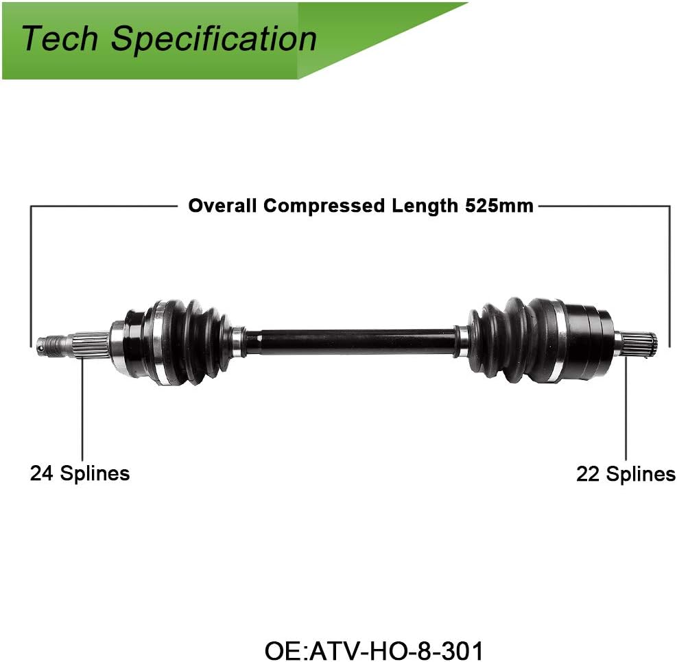 CV Axle Drive Shaft Assembly Pack of 2 T922