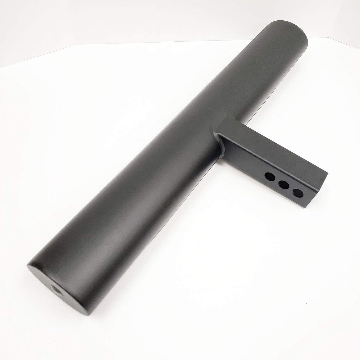 28" Towing Hitch Step Bar 2" Receiver Black 4" Oval Straight Universal Truck Trailer Rear Bumper Guard R1876