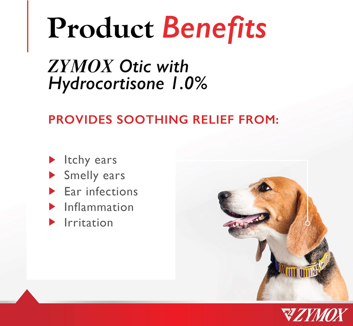 1% Hydrocortisone Enzymatic Ear Solution for Dogs and Cats, 8oz G918263