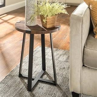 Round Metal Side Table Z26587
