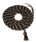 Black/Light Brown Weaver Tail Hair Mecate L498