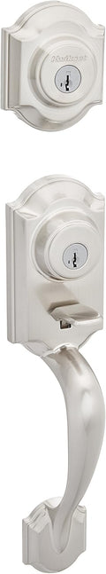 Satin Nickel Single Cylinder Handleset with SmartKey G71560
