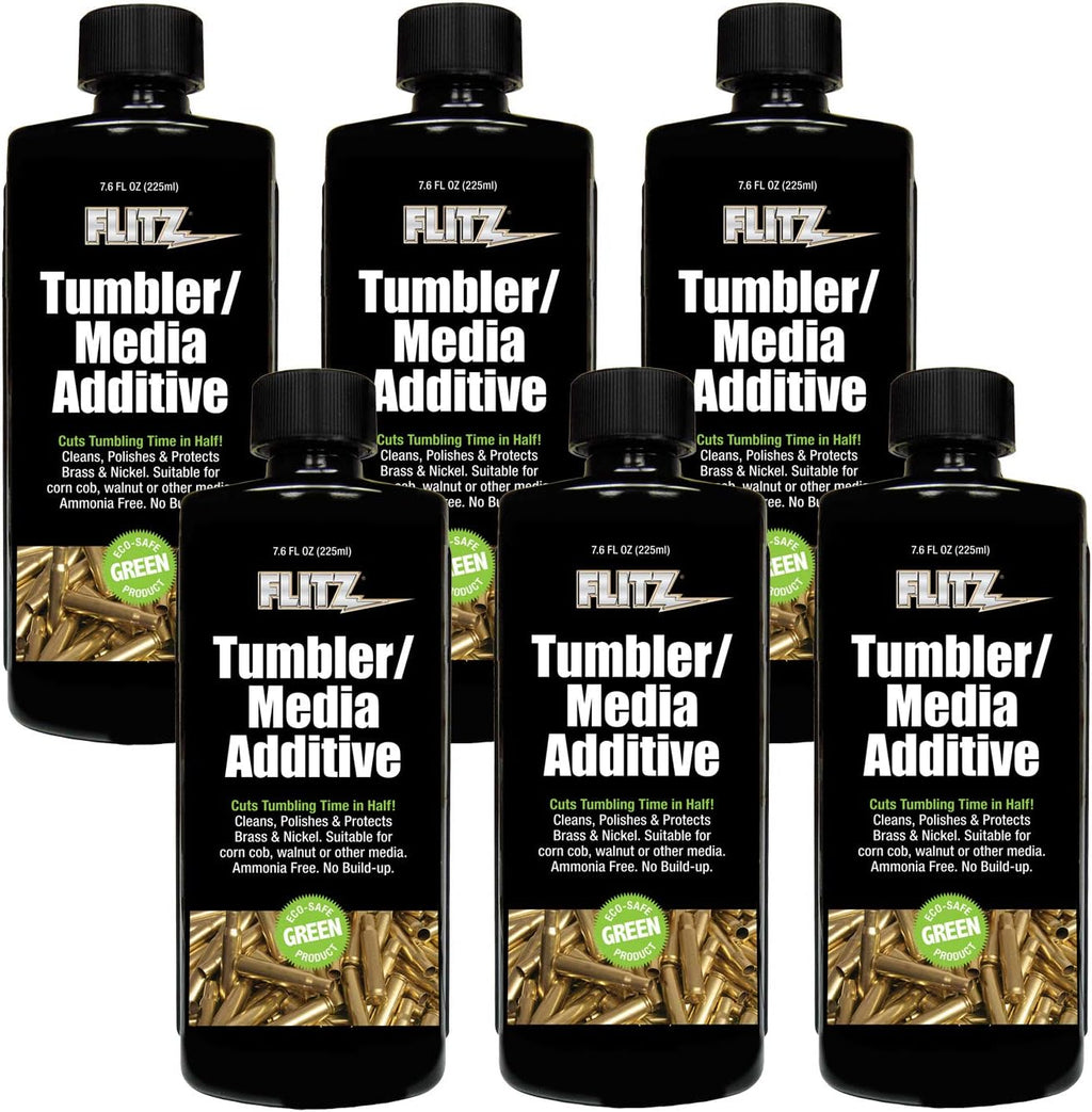 7.6 oz Bottle 6-Pack Black Tumbler Media Additive D7233