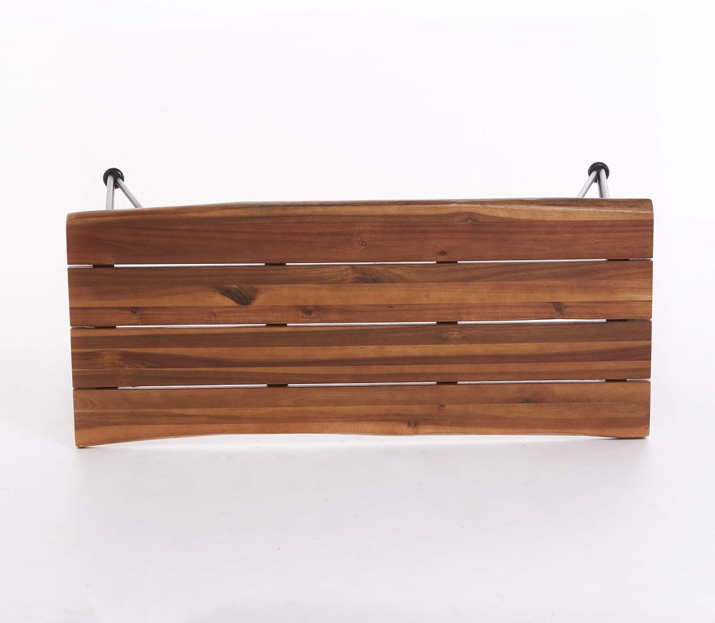 Industrial Iron and Teak Finished Acacia Wood Coffee Table L657
