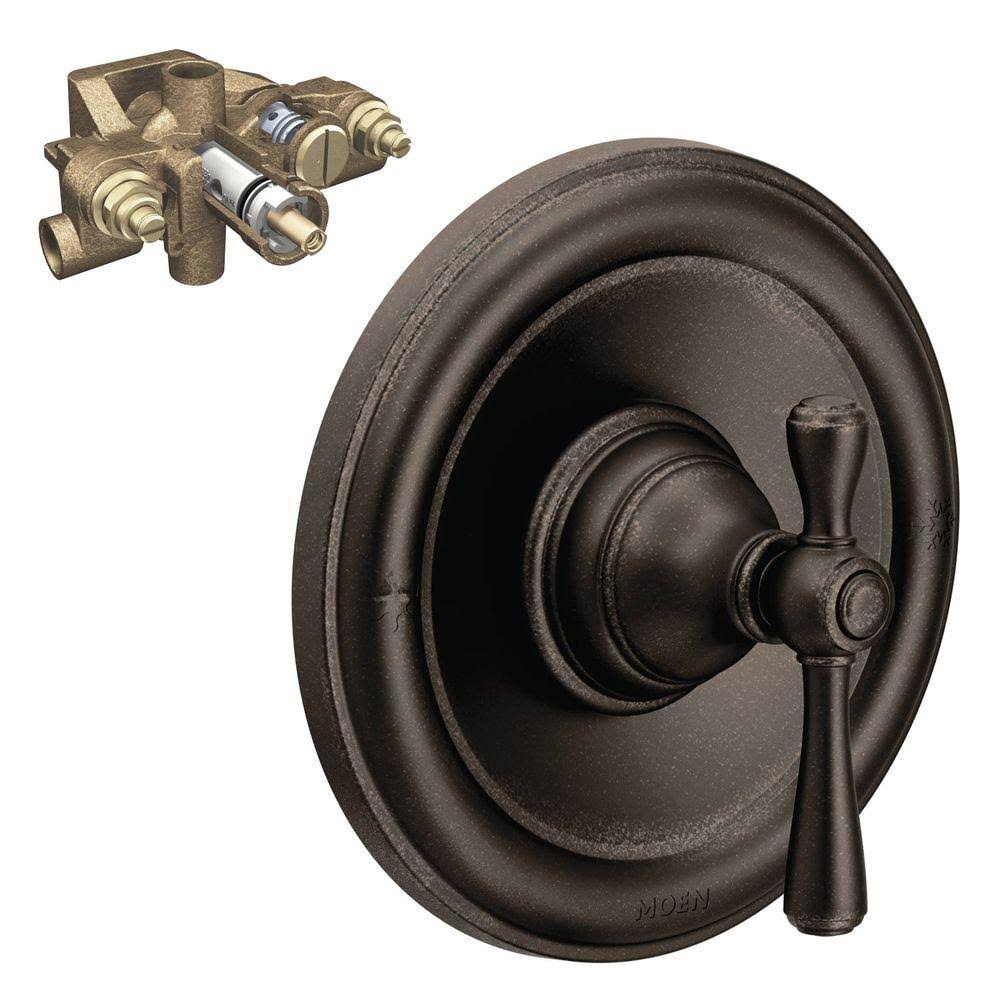 Oil Rubbed Bronze Single-Handle Valve Trim Kit with Valve R247822