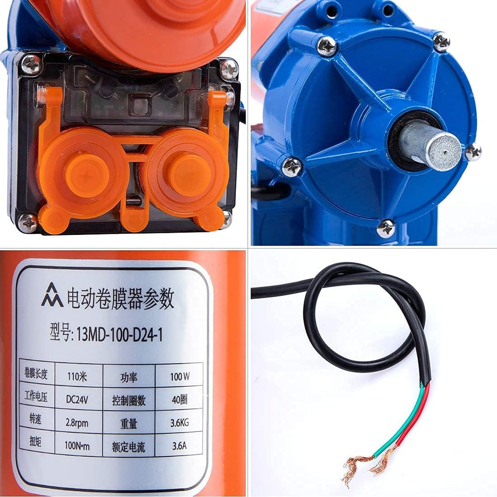 Electric Greenhouse Roll Up Motor 24V 100W L980930