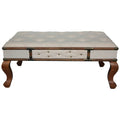 Rectangular Tufted Bench H570