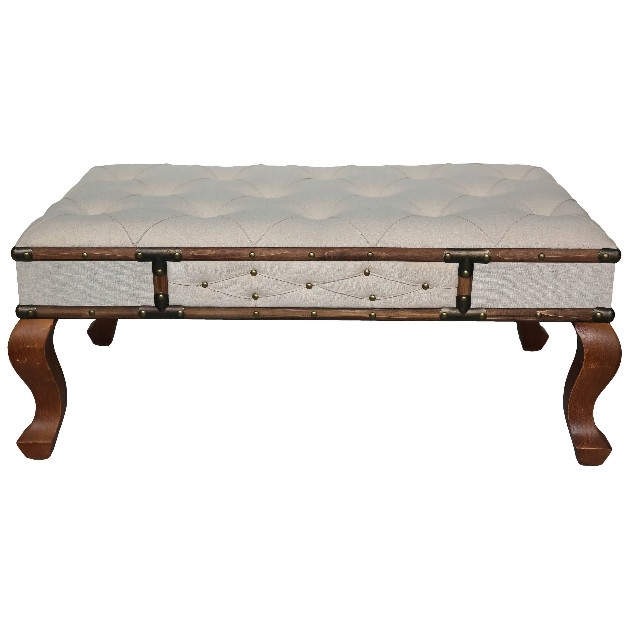 Rectangular Tufted Bench H570